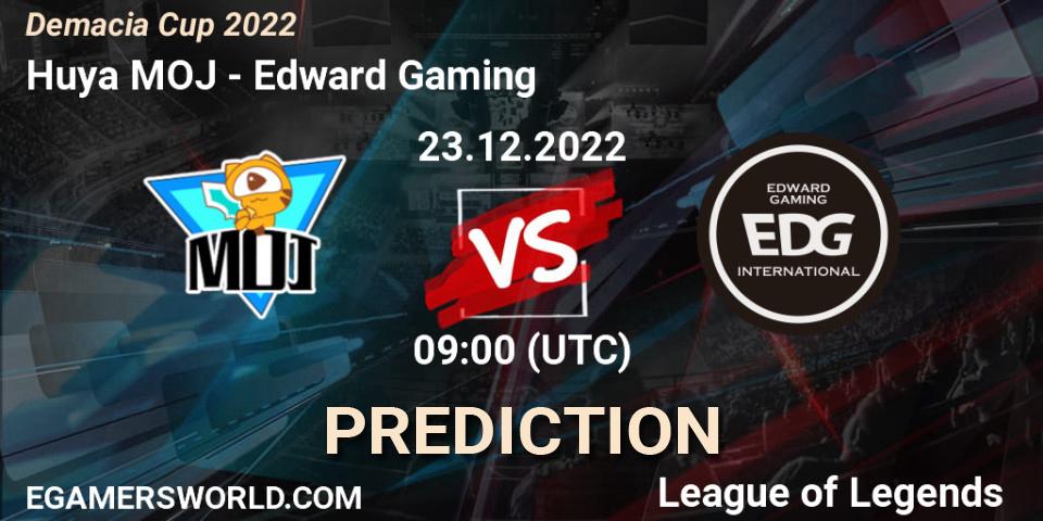 Prognoza Huya MOJ - Edward Gaming. 23.12.22, LoL, Demacia Cup 2022