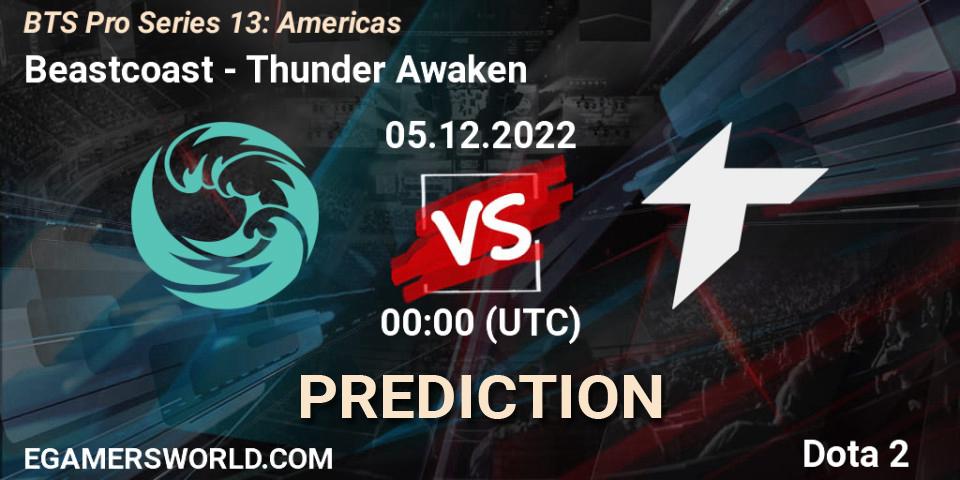 Prognoza Beastcoast - Thunder Awaken. 04.12.22, Dota 2, BTS Pro Series 13: Americas