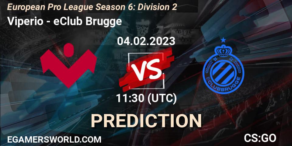 Prognoza Viperio - eClub Brugge. 04.02.23, CS2 (CS:GO), European Pro League Season 6: Division 2