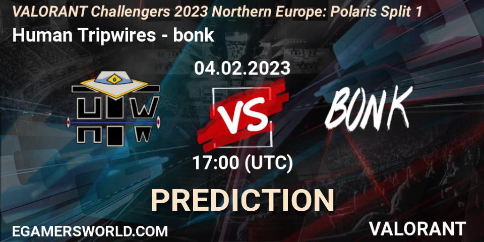 Prognoza Human Tripwires - bonk. 04.02.23, VALORANT, VALORANT Challengers 2023 Northern Europe: Polaris Split 1