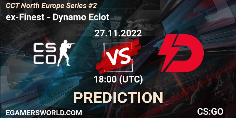Prognoza ex-Finest - Dynamo Eclot. 27.11.22, CS2 (CS:GO), CCT North Europe Series #2