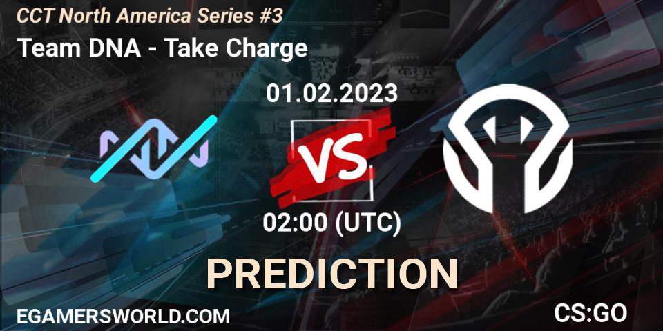 Prognoza Team DNA - Take Charge. 01.02.23, CS2 (CS:GO), CCT North America Series #3