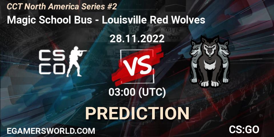 Prognoza Magic School Bus - Louisville Red Wolves. 28.11.22, CS2 (CS:GO), CCT North America Series #2