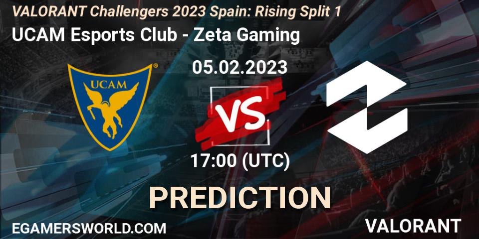 Prognoza UCAM Esports Club - Zeta Gaming. 05.02.23, VALORANT, VALORANT Challengers 2023 Spain: Rising Split 1