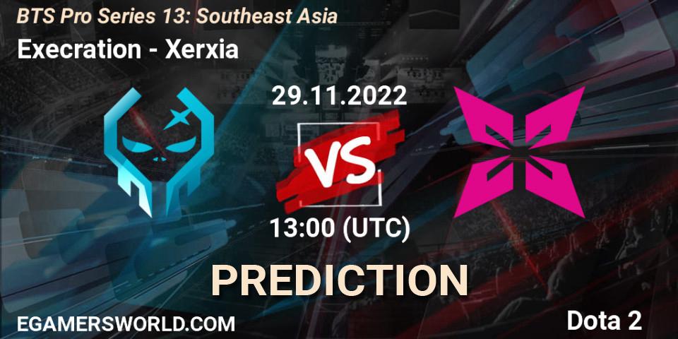 Prognoza Execration - Xerxia. 29.11.22, Dota 2, BTS Pro Series 13: Southeast Asia