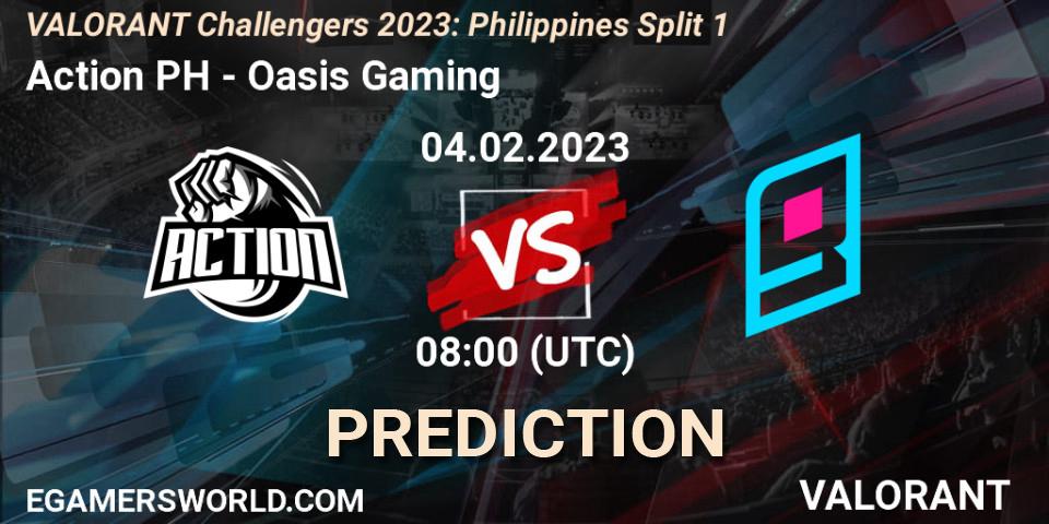 Prognoza Action PH - Oasis Gaming. 04.02.23, VALORANT, VALORANT Challengers 2023: Philippines Split 1