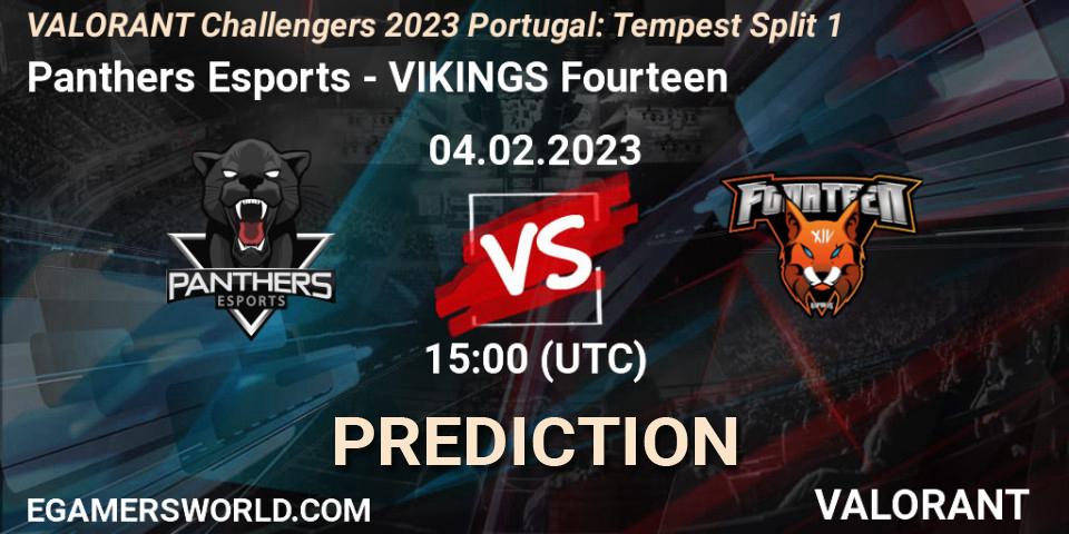 Prognoza Panthers Esports - VIKINGS Fourteen. 04.02.23, VALORANT, VALORANT Challengers 2023 Portugal: Tempest Split 1