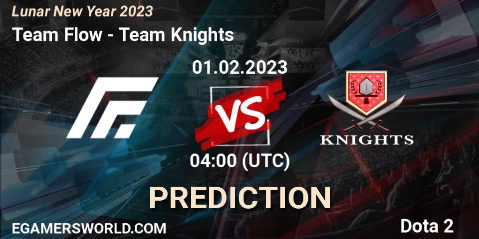 Prognoza Team Flow - Team Knights. 01.02.23, Dota 2, Lunar New Year 2023