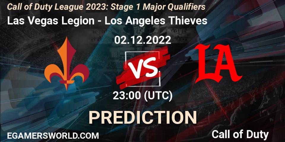 Prognoza Las Vegas Legion - Los Angeles Thieves. 02.12.22, Call of Duty, Call of Duty League 2023: Stage 1 Major Qualifiers