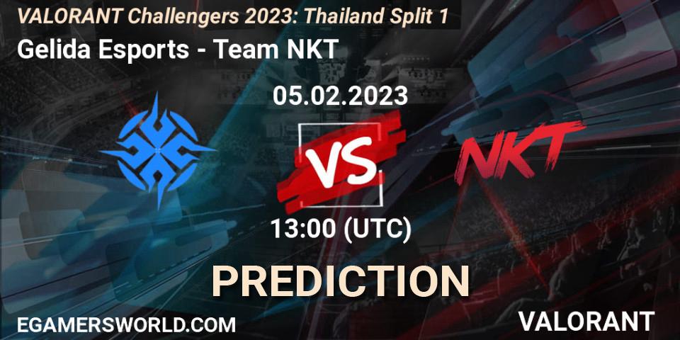 Prognoza Gelida Esports - Team NKT. 05.02.23, VALORANT, VALORANT Challengers 2023: Thailand Split 1