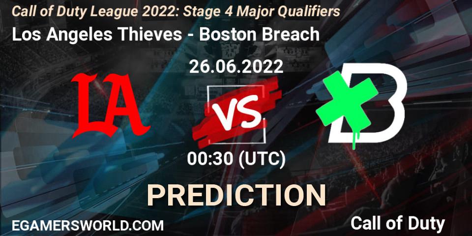 Prognoza Los Angeles Thieves - Boston Breach. 26.06.22, Call of Duty, Call of Duty League 2022: Stage 4