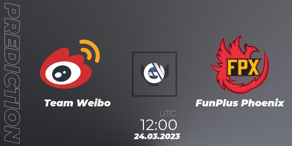 Prognoza Team Weibo - FunPlus Phoenix. 24.03.23, VALORANT, FGC Valorant Invitational 2023: Act 1