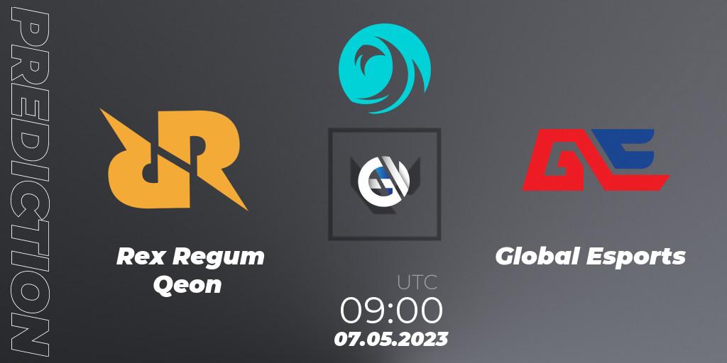 Prognoza Rex Regum Qeon - Global Esports. 07.05.23, VALORANT, VCT 2023: Pacific League