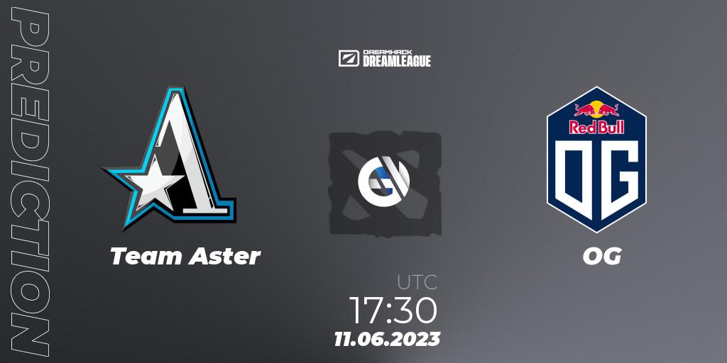 Prognoza Team Aster - OG. 11.06.23, Dota 2, DreamLeague Season 20 - Group Stage 1