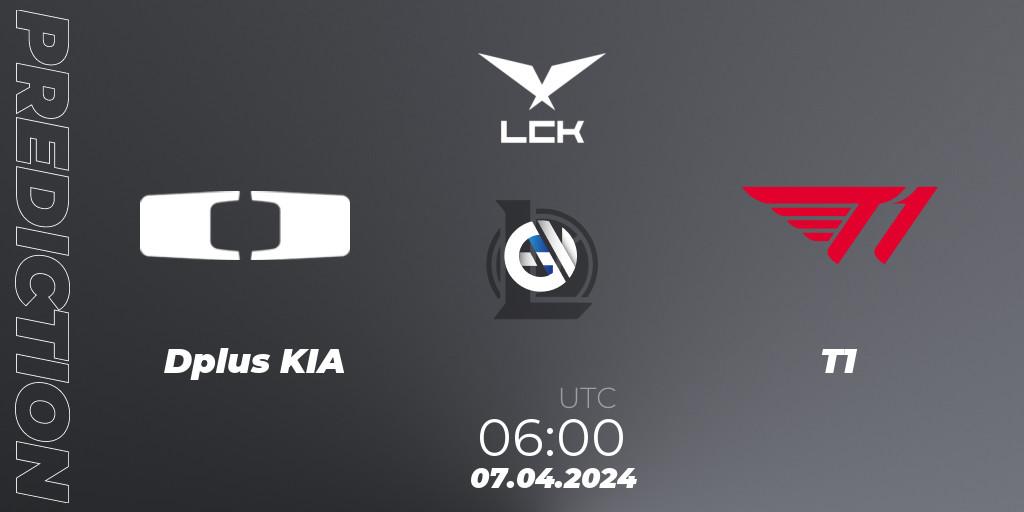 Prognoza Dplus KIA - T1. 07.04.24, LoL, LCK Spring 2024 - Playoffs