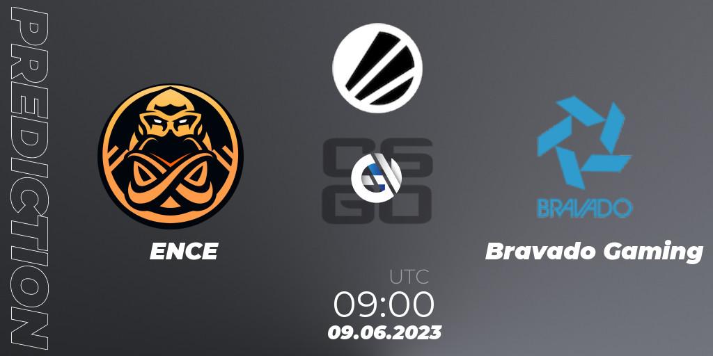 Prognoza ENCE - Bravado Gaming. 09.06.23, CS2 (CS:GO), ESL Challenger Katowice 2023