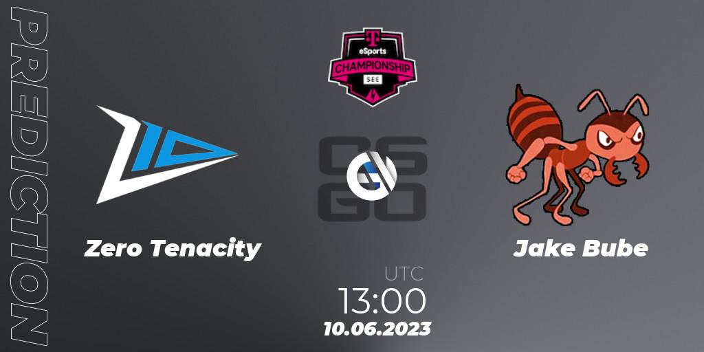 Prognoza Zero Tenacity - Jake Bube. 10.06.23, CS2 (CS:GO), Telekom Esports Championship Zagreb 2023 Finals