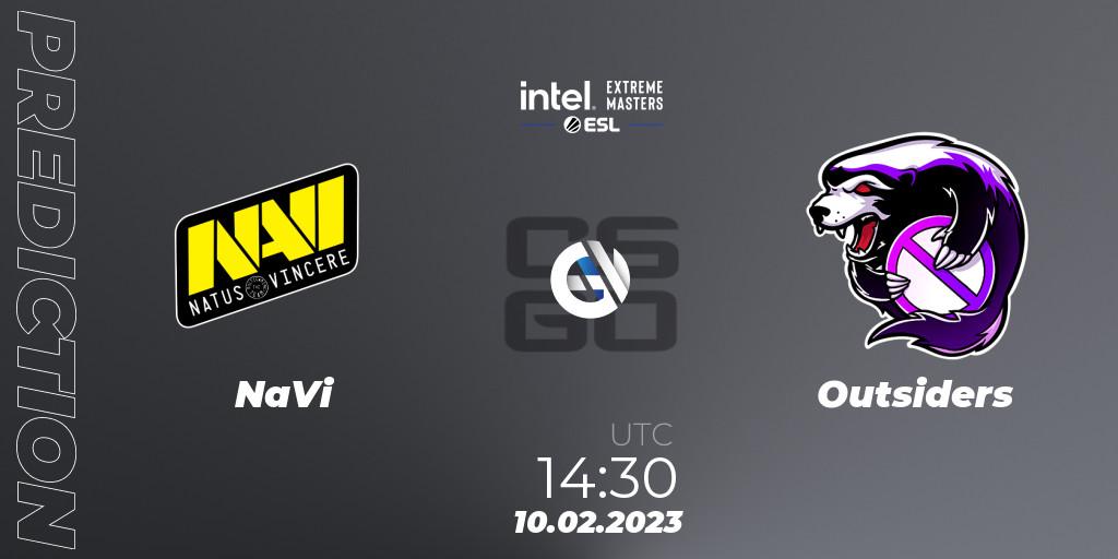 Prognoza NaVi - Outsiders. 10.02.23, CS2 (CS:GO), IEM Katowice 2023