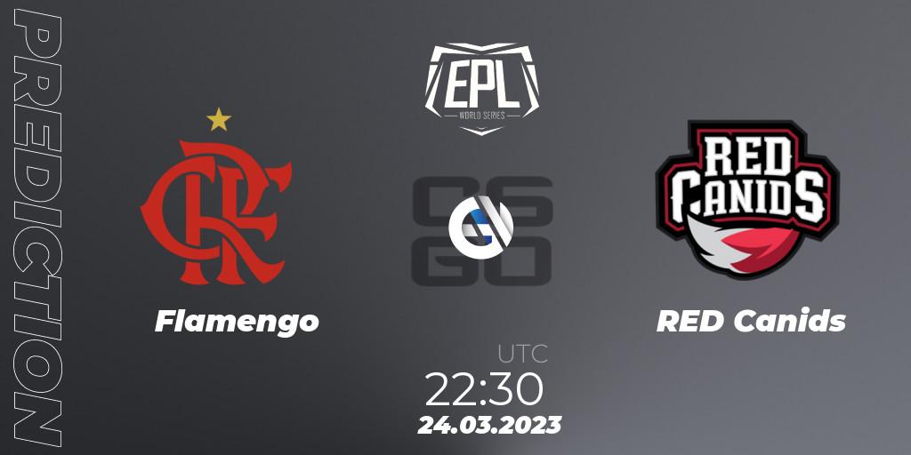 Prognoza Flamengo - RED Canids. 24.03.23, CS2 (CS:GO), EPL World Series: Americas Season 3