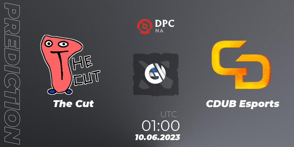 Prognoza The Cut - CDUB Esports. 10.06.23, Dota 2, DPC 2023 Tour 3: NA Division II (Lower)