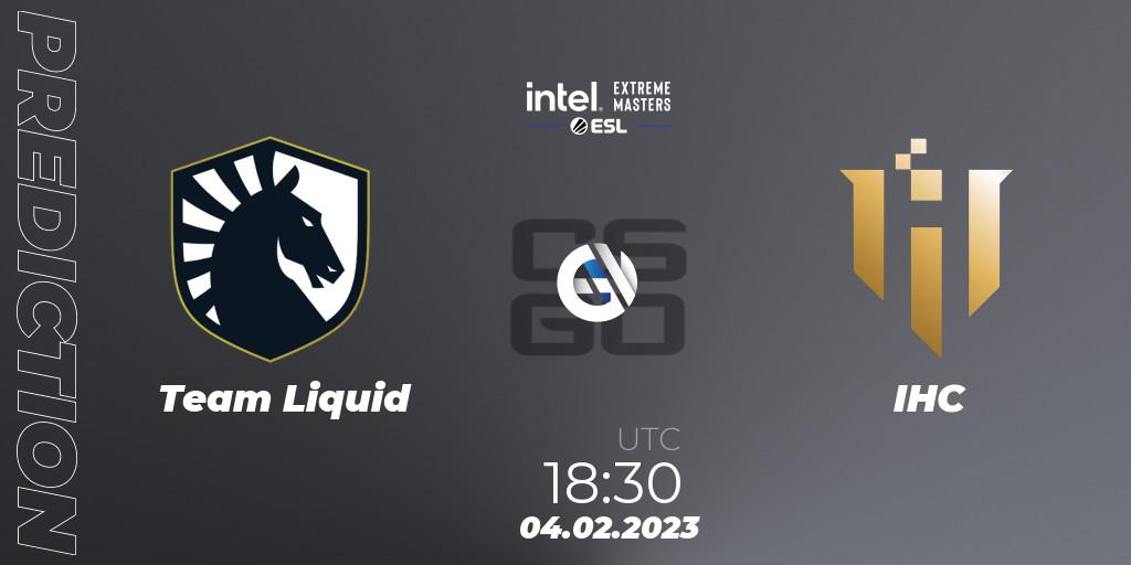 Prognoza Team Liquid - IHC. 04.02.23, CS2 (CS:GO), IEM Katowice 2023