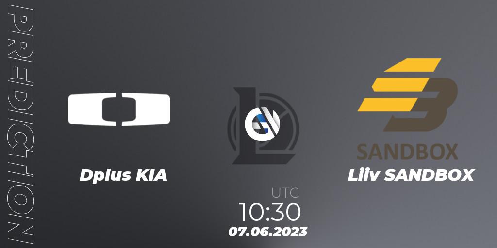 Prognoza Dplus KIA - Liiv SANDBOX. 07.06.23, LoL, LCK Summer 2023 Regular Season