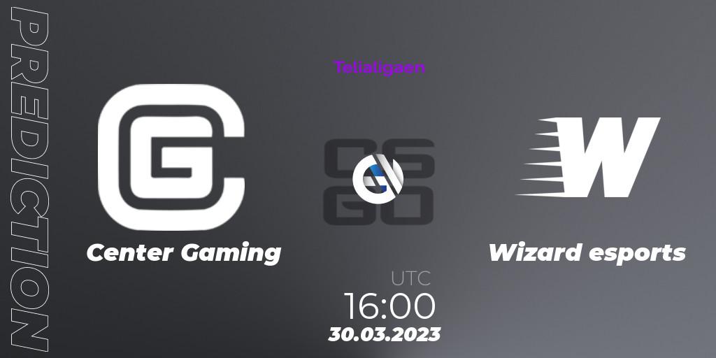 Prognoza Center Gaming - Wizard esports. 30.03.23, CS2 (CS:GO), Telialigaen Spring 2023: Group stage