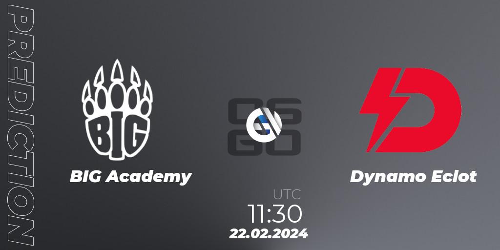 Prognoza BIG Academy - Dynamo Eclot. 22.02.24, CS2 (CS:GO), European Pro League Season 15: Division 2