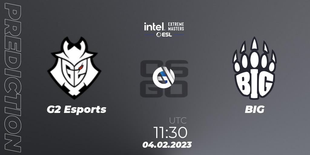 Prognoza G2 Esports - BIG. 04.02.23, CS2 (CS:GO), IEM Katowice 2023