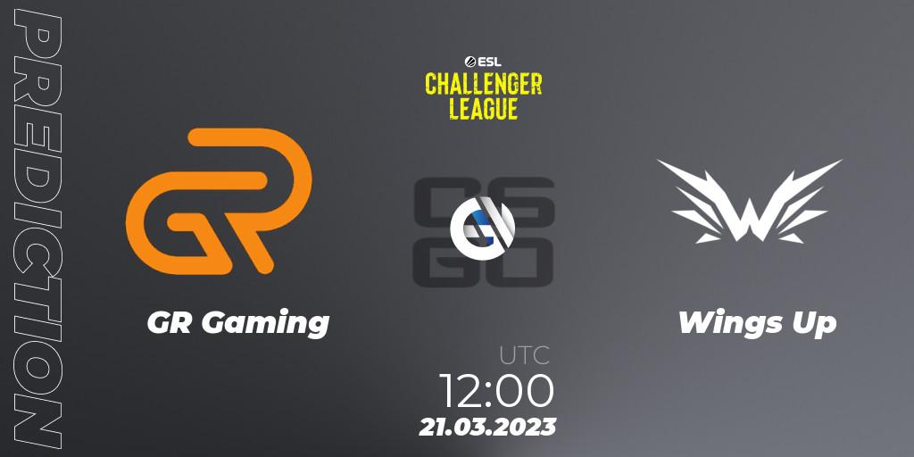 Prognoza GR Gaming - Wings Up. 21.03.23, CS2 (CS:GO), ESL Challenger League Season 44: Asia-Pacific