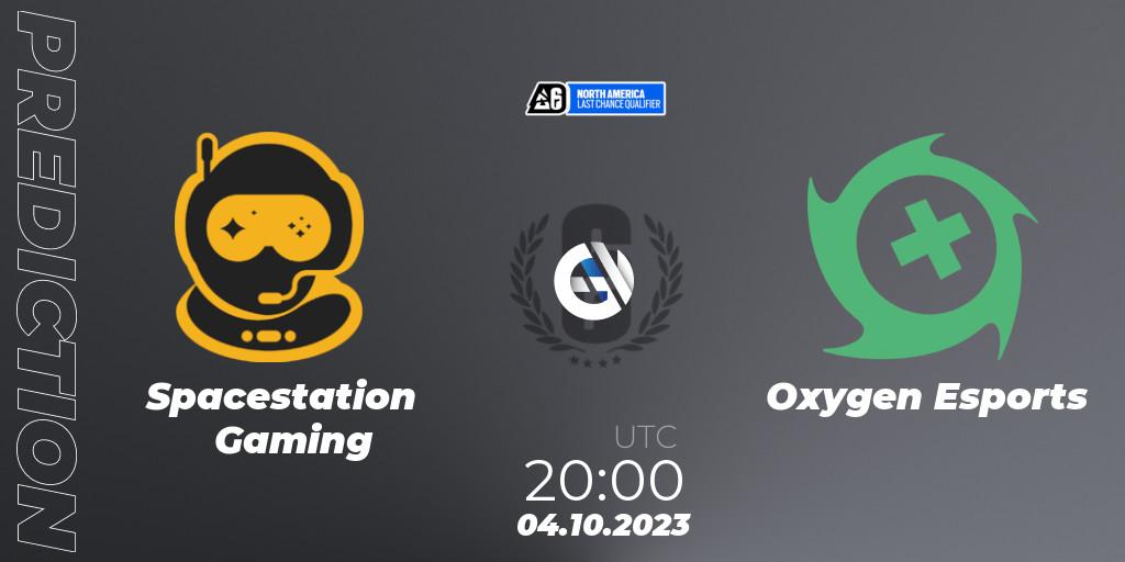 Prognoza Spacestation Gaming - Oxygen Esports. 04.10.23, Rainbow Six, North America League 2023 - Stage 2 - Last Chance Qualifier