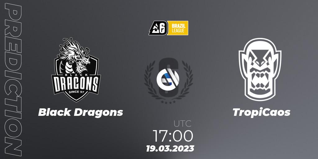 Prognoza Black Dragons - TropiCaos. 19.03.23, Rainbow Six, Brazil League 2023 - Stage 1
