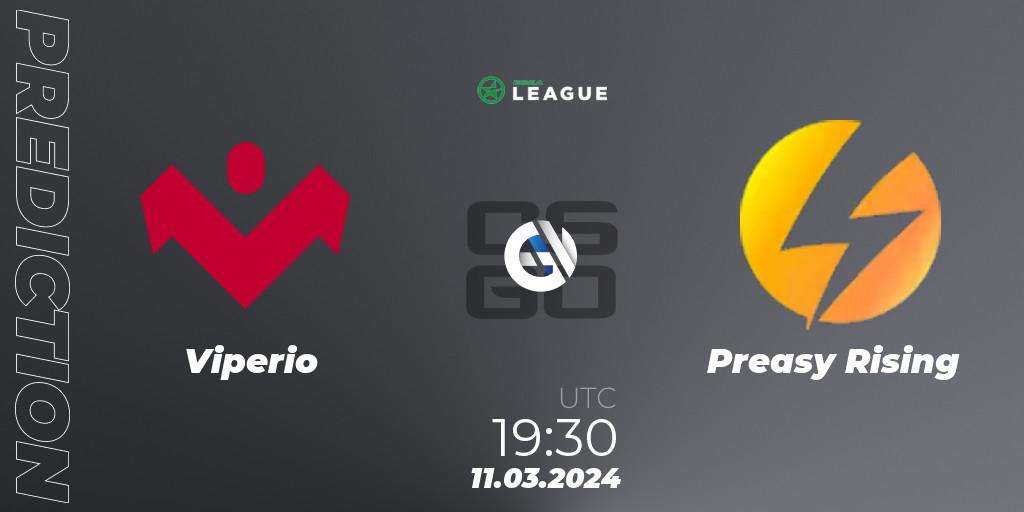 Prognoza Viperio - Preasy Rising. 11.03.24, CS2 (CS:GO), ESEA Season 48: Main Division - Europe