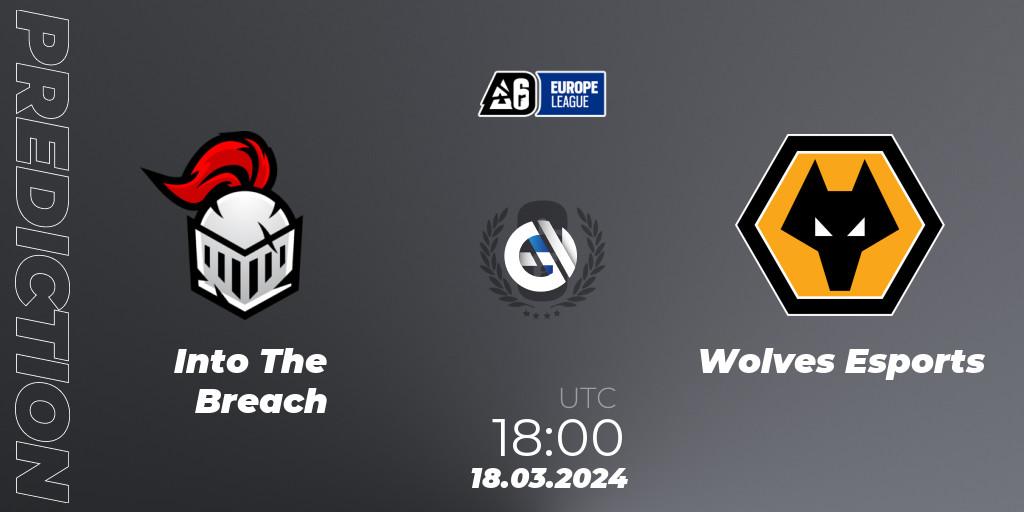 Prognoza Into The Breach - Wolves Esports. 18.03.24, Rainbow Six, Europe League 2024 - Stage 1