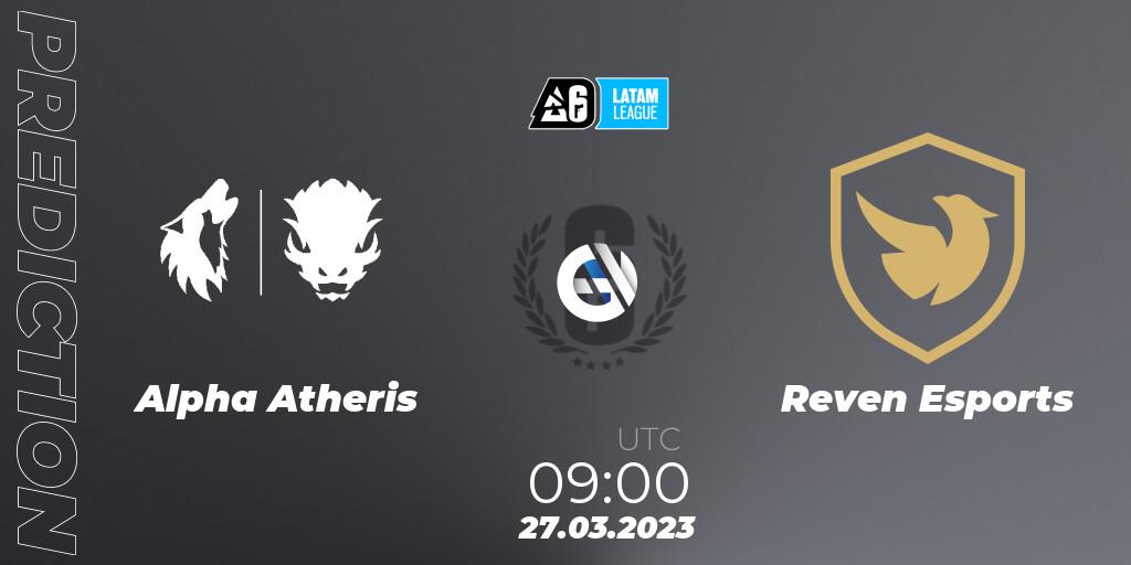 Prognoza Alpha Atheris - Reven Esports. 27.03.23, Rainbow Six, LATAM League 2023 - Stage 1