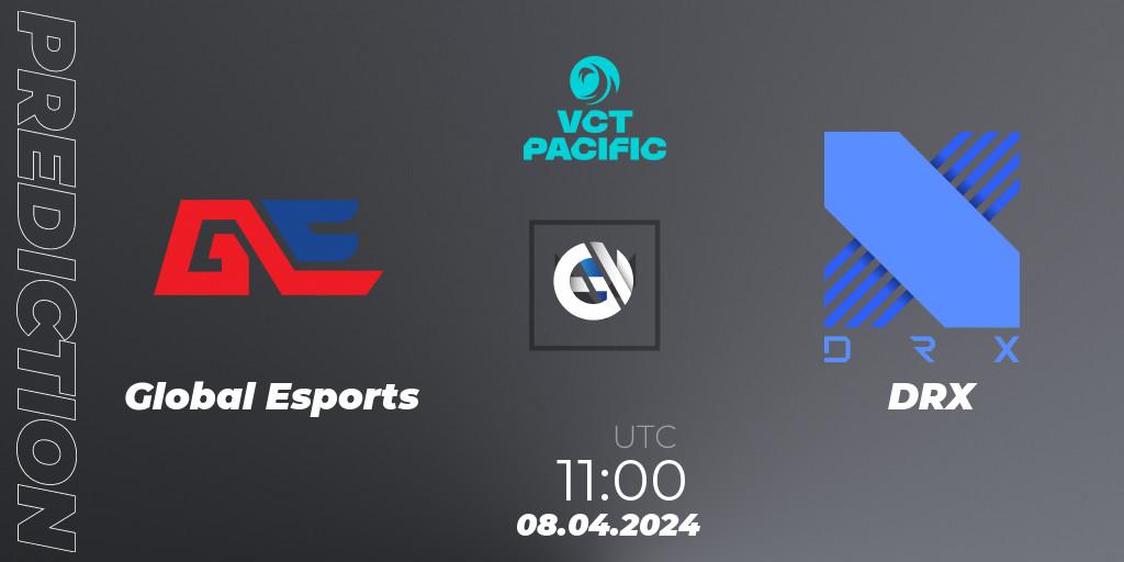 Prognoza Global Esports - DRX. 08.04.24, VALORANT, VALORANT Champions Tour 2024: Pacific League - Stage 1 - Group Stage