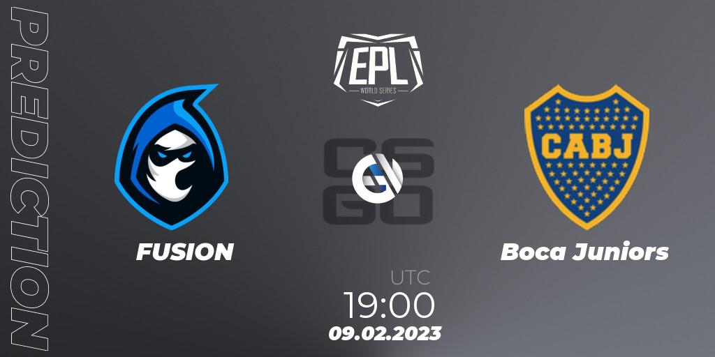 Prognoza FUSION - Boca Juniors. 09.02.23, CS2 (CS:GO), EPL World Series: Americas Season 2