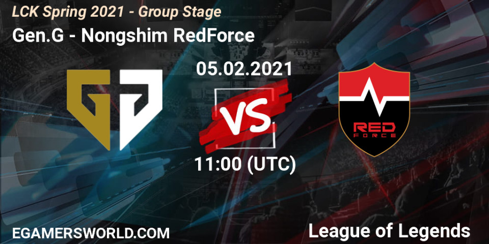 Gen G Nongshim Redforce 05 02 21 League Of Legends Obejrzyj Mecz Online Lck Spring 21 Group Stage Transmisja Prognoza Wynik Gen G Nongshim Redforce Twitch Youtube L Y2c2wmsd Egw