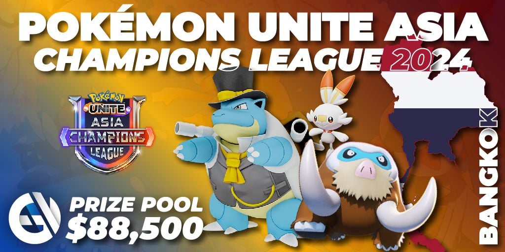 Turniej Pokémon UNITE Asia Champions League 2024 Pokemon terminarz